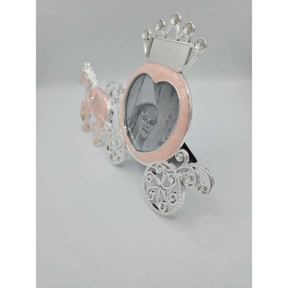 Things Remembered Pink Princess Carriage‎ Photo Picture Frame